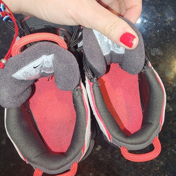 children's shoes, Nike Air brand, 1.5, gray and pink. - Picture 4 of 7